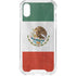 Mexico Flag Distressed iPhone XS Clear Case